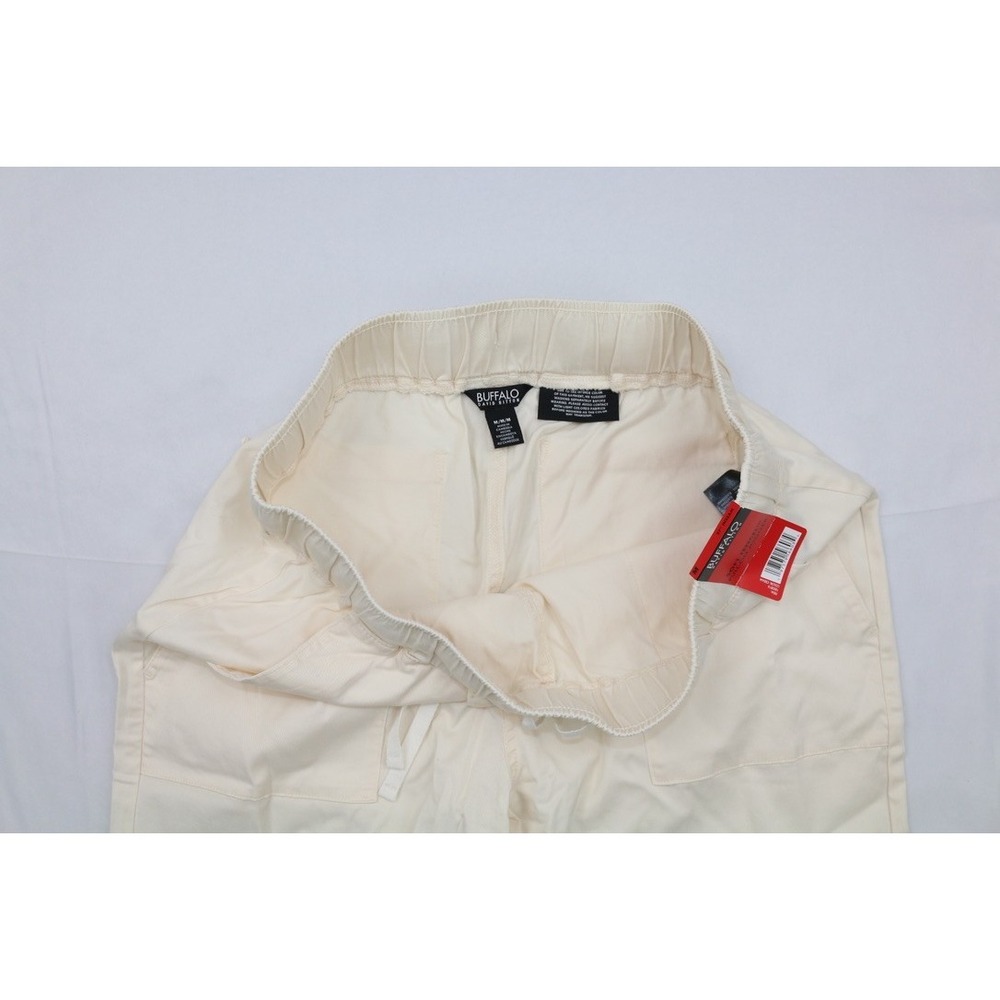 Buffalo David Bitton Women's Soft Tencel Pull-On Jogger Cream Sz M Drawstring - Picture 7 of 15